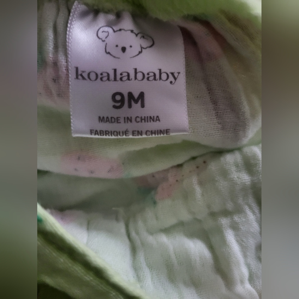 Pink and Green Fruit Print Baby Rompers (2 Sets) - Picture 3 of 3
